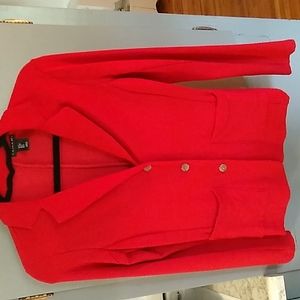 Tahari red blazer size small